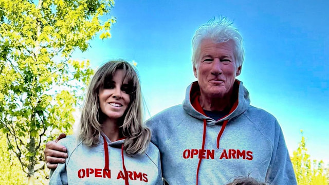 richard gere and wife alejandra silva with two sons 